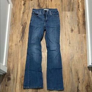 Levi's Indigo Blue Flare Jeans